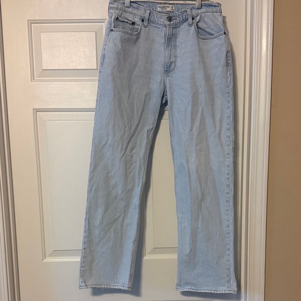 Abercrombie & Fitch Light Blue High Rise Jeans